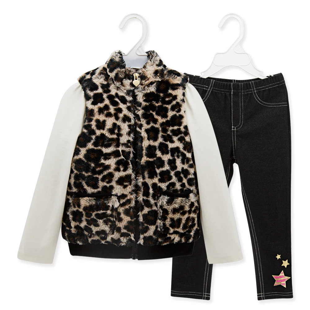 

Honeyzone Winter Kids Clothes Girls Clothing Set Roupa Infantil Menina Girls Fashion Coat Long Sleeve Shirt And Pants 2-6t