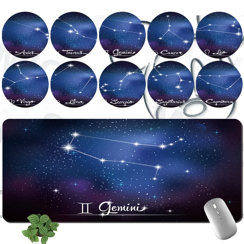 

Computer Mousepad Non-slip PU Leather High Quality Star Pattern Series Keyboard Mousepad Office Desk Accessories Mouse-Pad
