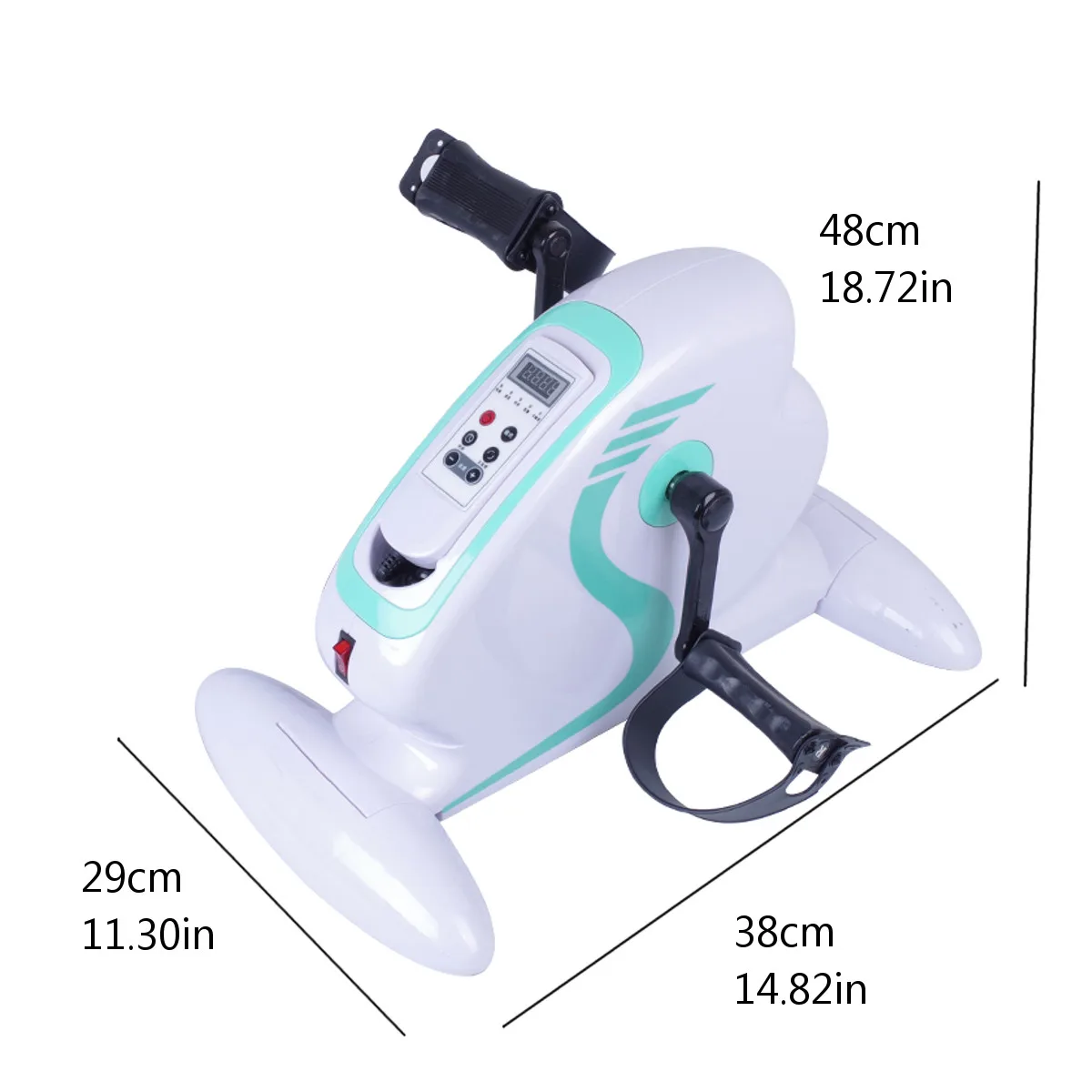 

Home Mini Exercise Bike Magnetic Contro Pedal Stepper Fitness Running Machine Rehabilitation Training for The Aged Indoor