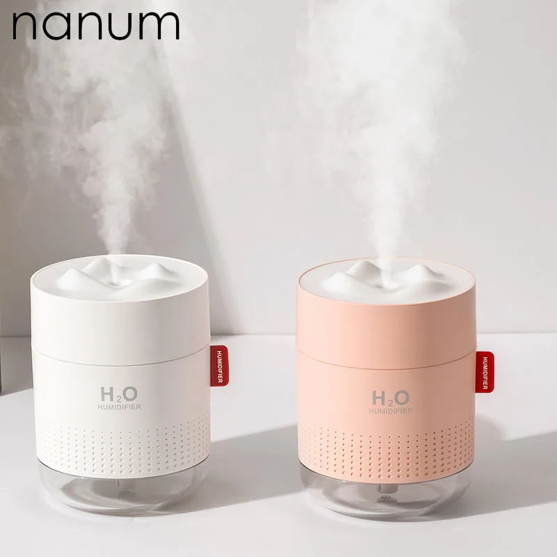 

New Snow mountain Humidifier Mini Ultrasonic Humidifiers Led Night Light Aroma Essential Oil Diffuser USB Fogger Car Air Freshen