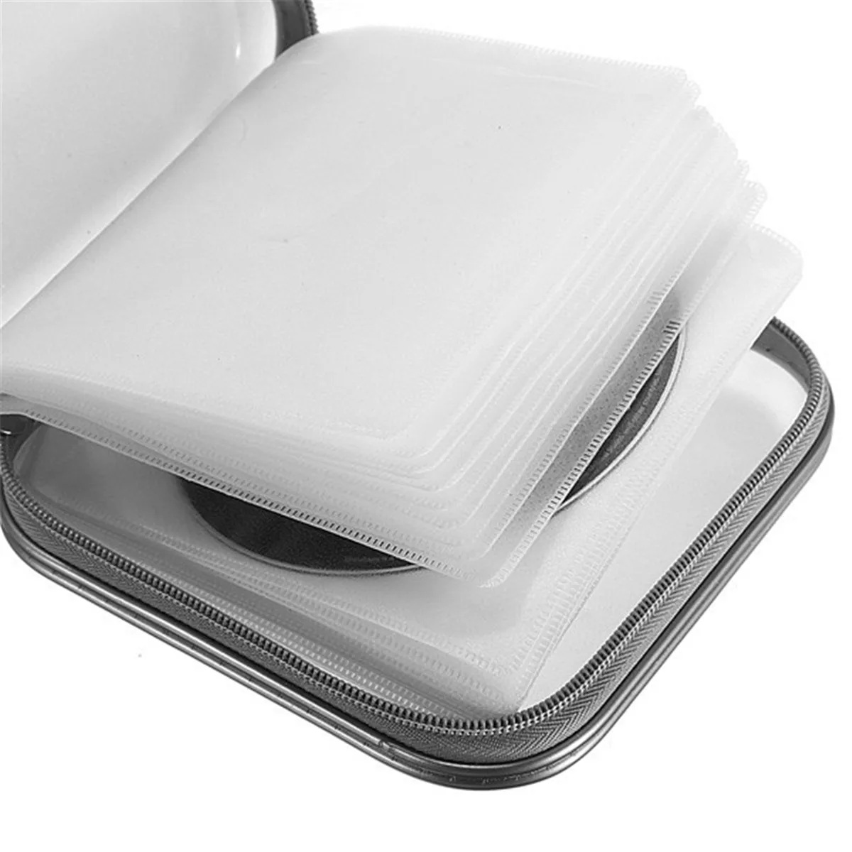 Водостойкая сумка 40 дисков портативный органайзер dvd чехол кошелек пластиковая