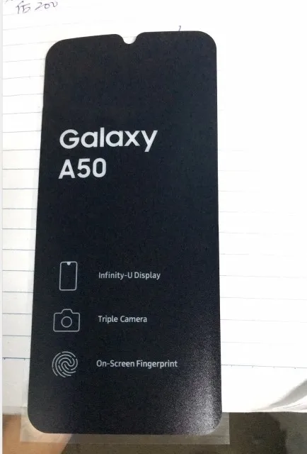 100 шт новая Заводская Защитная пленка для задней крышки телефона для samsung Galaxy A10 A10E A20 A20E A30 A40 A40S A50 A60 A70 A80