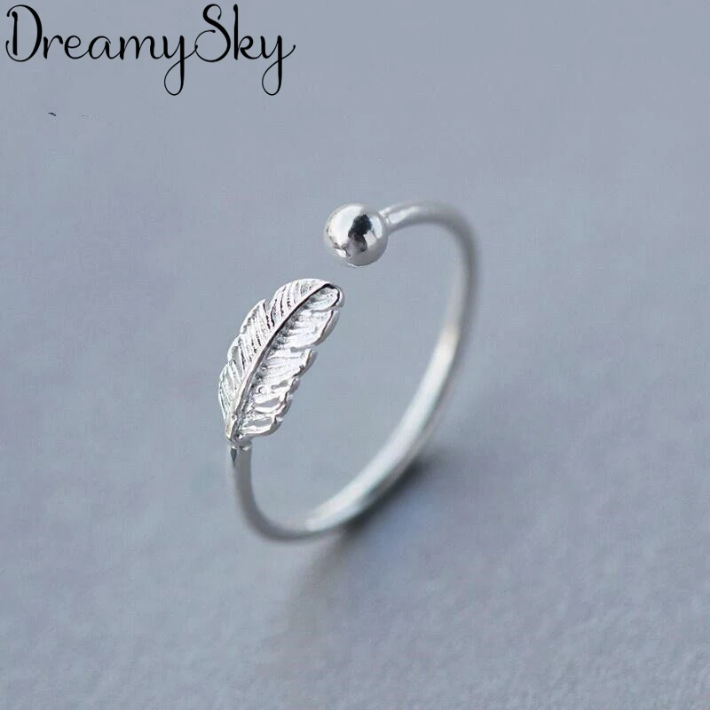Женское кольцо с перьями DreamySky в этническом стиле винтажное свадебное украшение