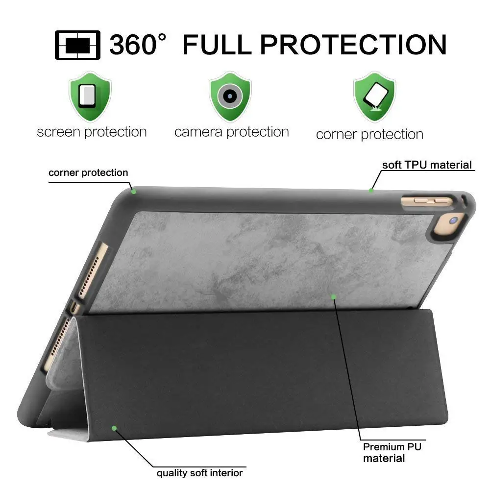 Чехол карандаш для Apple iPad 10 2 7 го поколения A2197 A2200 A2198 A2232 умный чехол мягкий