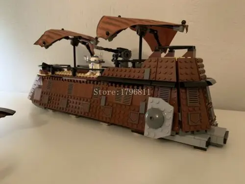 05090 821 шт Jabba Парусная баржа Модель Строительный блок кирпич Детский