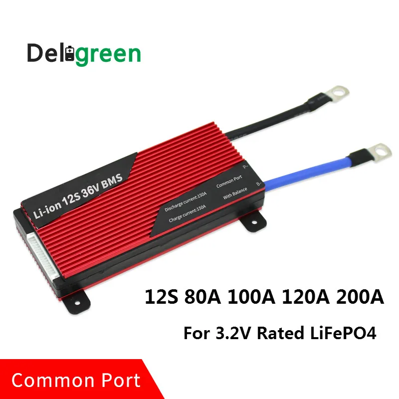 12S 80A 100A 120A 200A 36V PCM/PCB/BMS для 3 2 V LiFePO4 аккумулятор 18650 литий ионный или литиевая