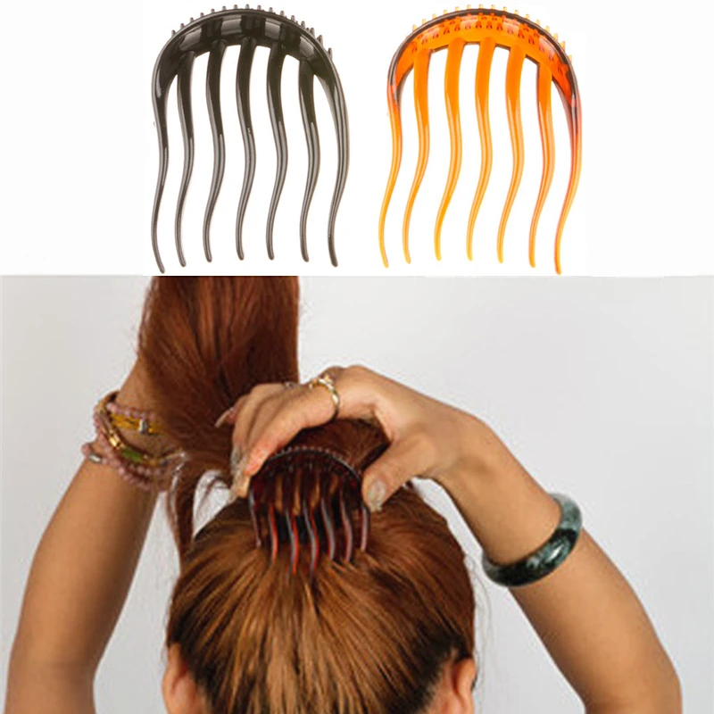 Заколка-гребень для волос женская создания объема и пушистого хвоста - купить по