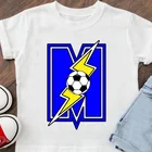 Детские футболки для мальчиков и девочек, женские футболки для матча, футболки для матча на день, футболки для футбольного сезона с коротким рукавом