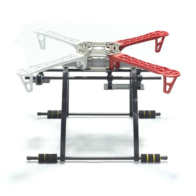 Высокая посадочная Шестерня площадка с карданный батарейный блок адаптер для F450