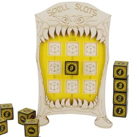 dnd spell slot tracker with 9 d6 wood acrylic laser cut dice spell counter rpg gaming accessories