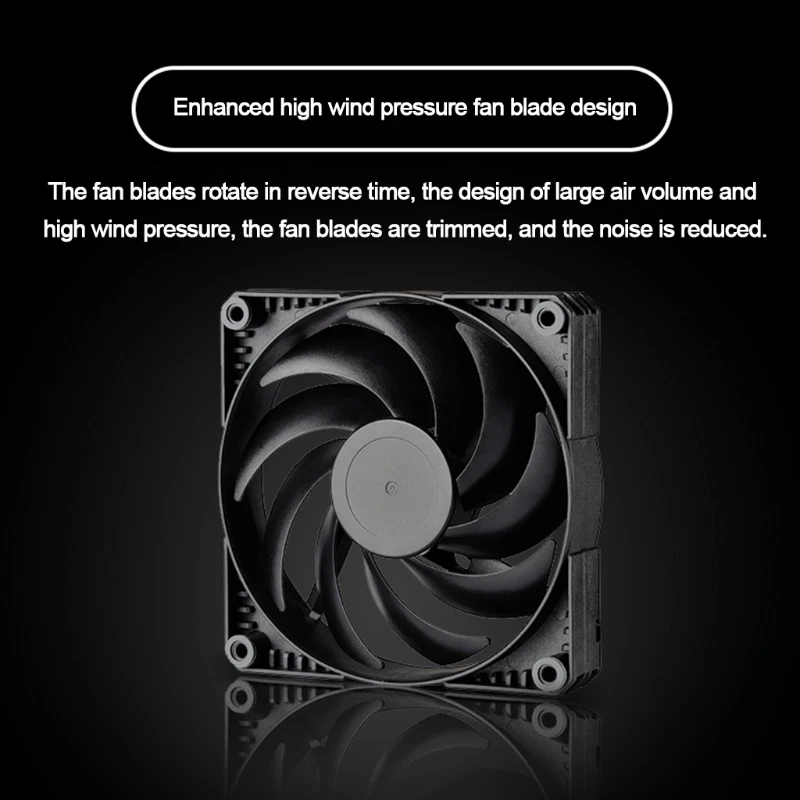 

Phanteks Chassis Cooling Fan, Computer Case Fans for Desktops High Performance 3000RPM 12V 0.5A Nine-Blade Design