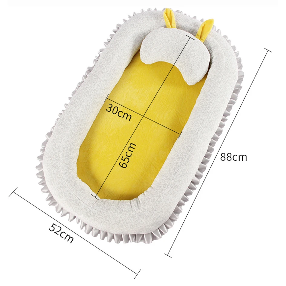 Портативная детская кроватка Battilo для новорожденных хлопковая кровать девочек и