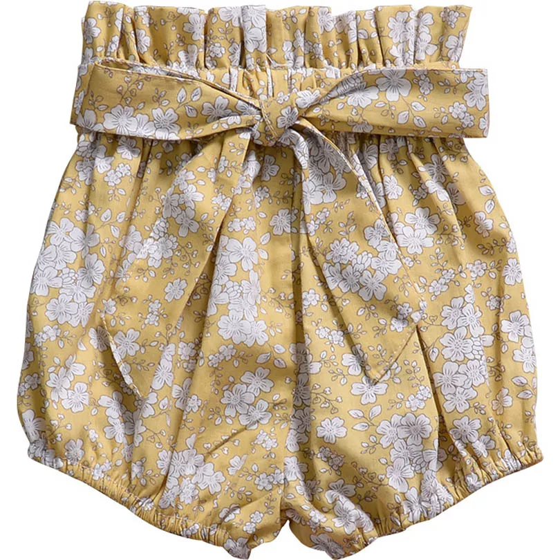 Летние шорты для маленьких девочек одежда с бантом большие штаны из ПП хлебовыми