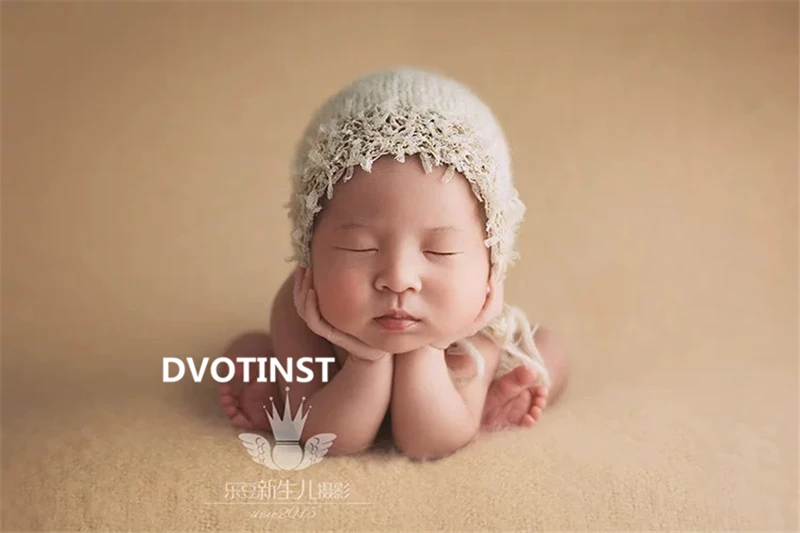 Dvotinst реквизит для фотосъемки новорожденных вязаный крючком милый мягкий