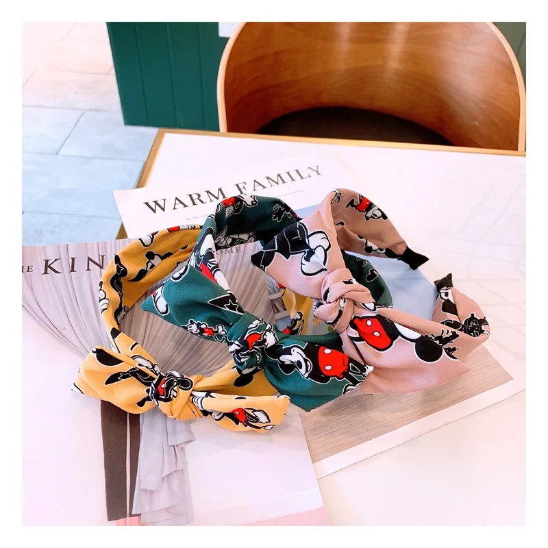 Navidad Pora Рождественская повязка на голову Детские уши Микки Минни Маус Корейская