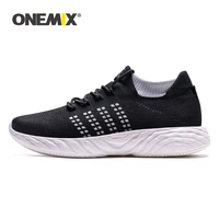onemix casual sneakers light running shoes for men breathable mesh sport shoes walking outdoor loafer comfortable footwear