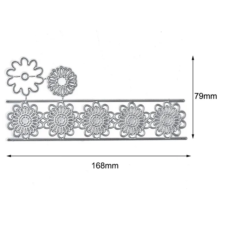 InLoveArts ромашки цветок Рамка Металлическая резка штампы рамка Скрапбукинг