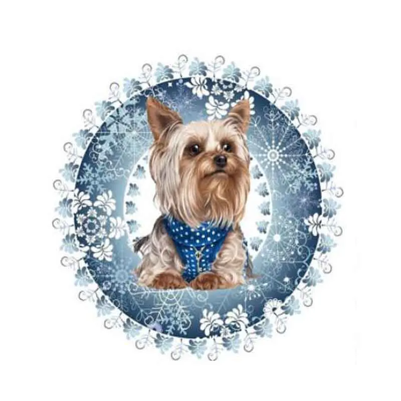 Алмазная 5D Вышивка сделай сам милый щенок Алмазный рисунок квадратный круглый