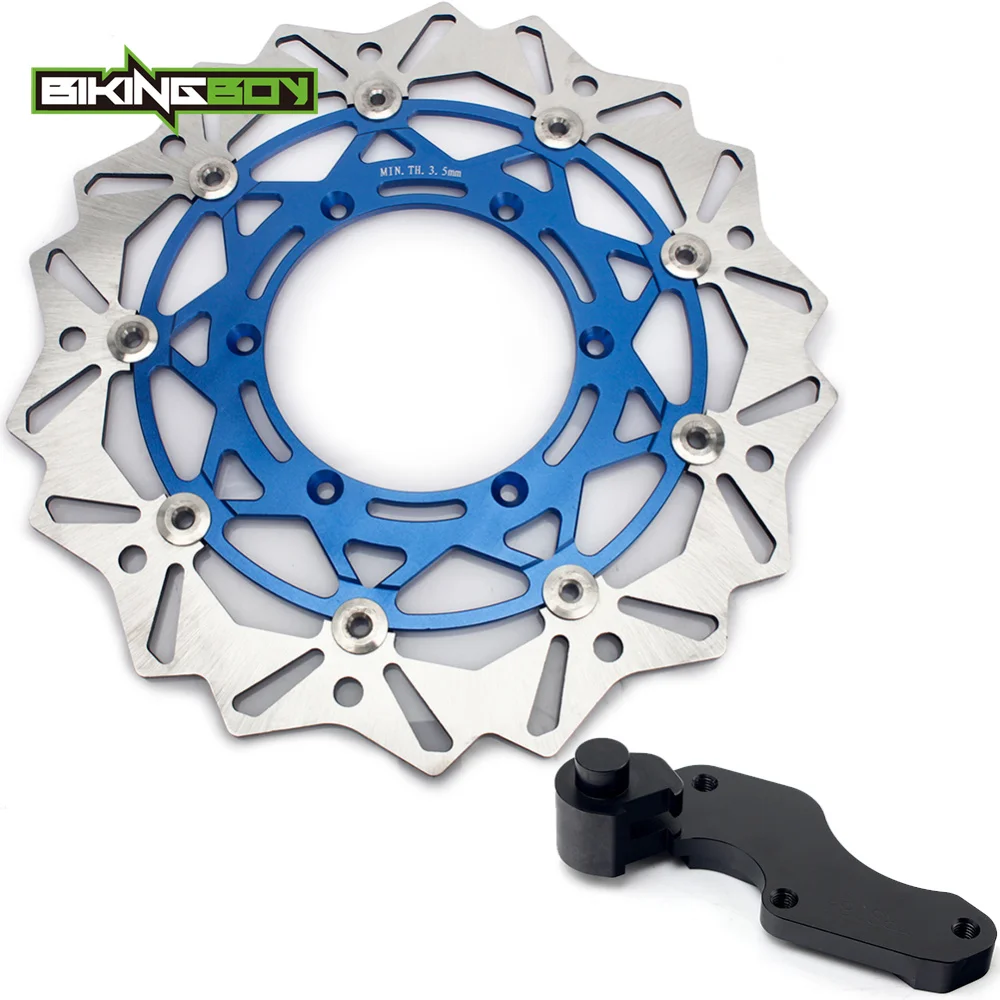 Фото Передний тормозной диск для ротора BIKINGBOY DRZ 400 E 00-08 01 DR-Z 400 S 00-09 RM125 96-09 RM250 96-12 SV 125 SM 05 06 320 мм №2