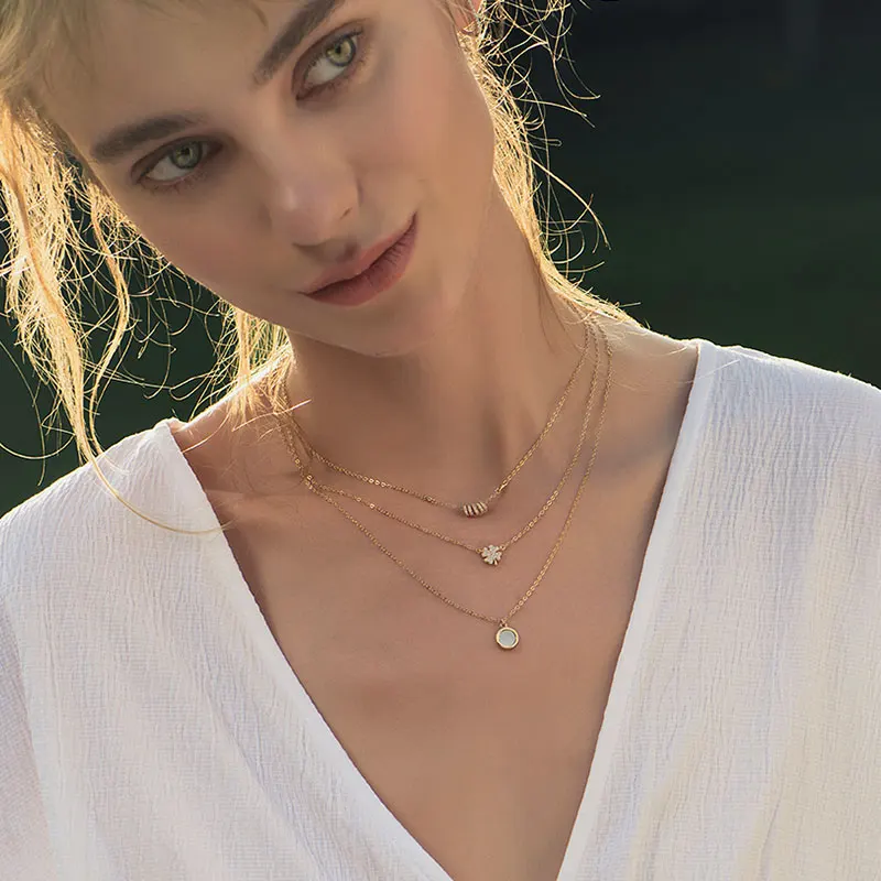 Цепочка с подвеской в виде сердца и ананаса серебро пробы | Украшения аксессуары