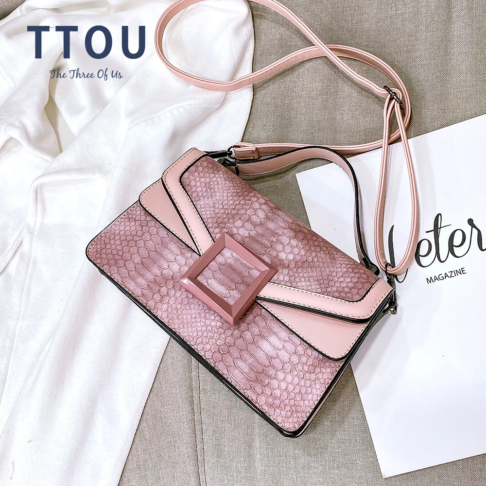 Сумки через плечо с узором аллигатора для женщин 2020 Pu кожаные кошельки и сумки