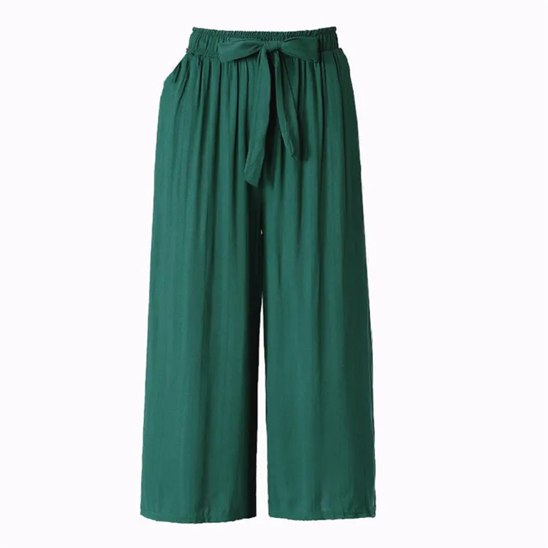 Женские летние тонкие брюки клеш с высокой талией и широкими штанинами|Брюки| |