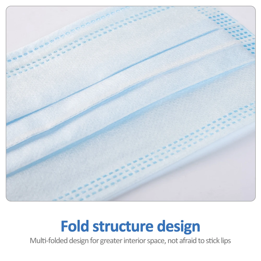 100 шт сплошной цвет маски со ртом для лица нетканые 3 слоя Одноразовые Анти-пыль