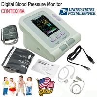 contec08a digital sphgmomanometer automatic blood pressure monitor upper arm bp machine child infant nibp cuff spo2 probe