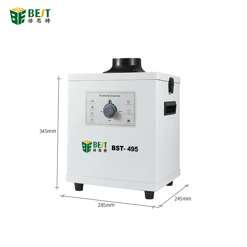 BST-495 110V/220V дыма очиститель ручка регулировки дымоуловитель пайки FES150 мини 150 Вт