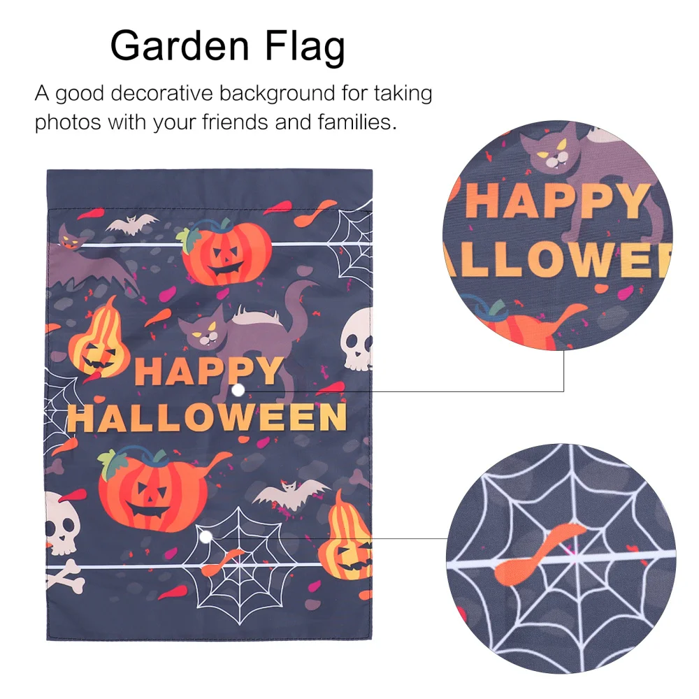 

2Pcs Party Flag Haunted House Hanging Decoration Party Banner Flag