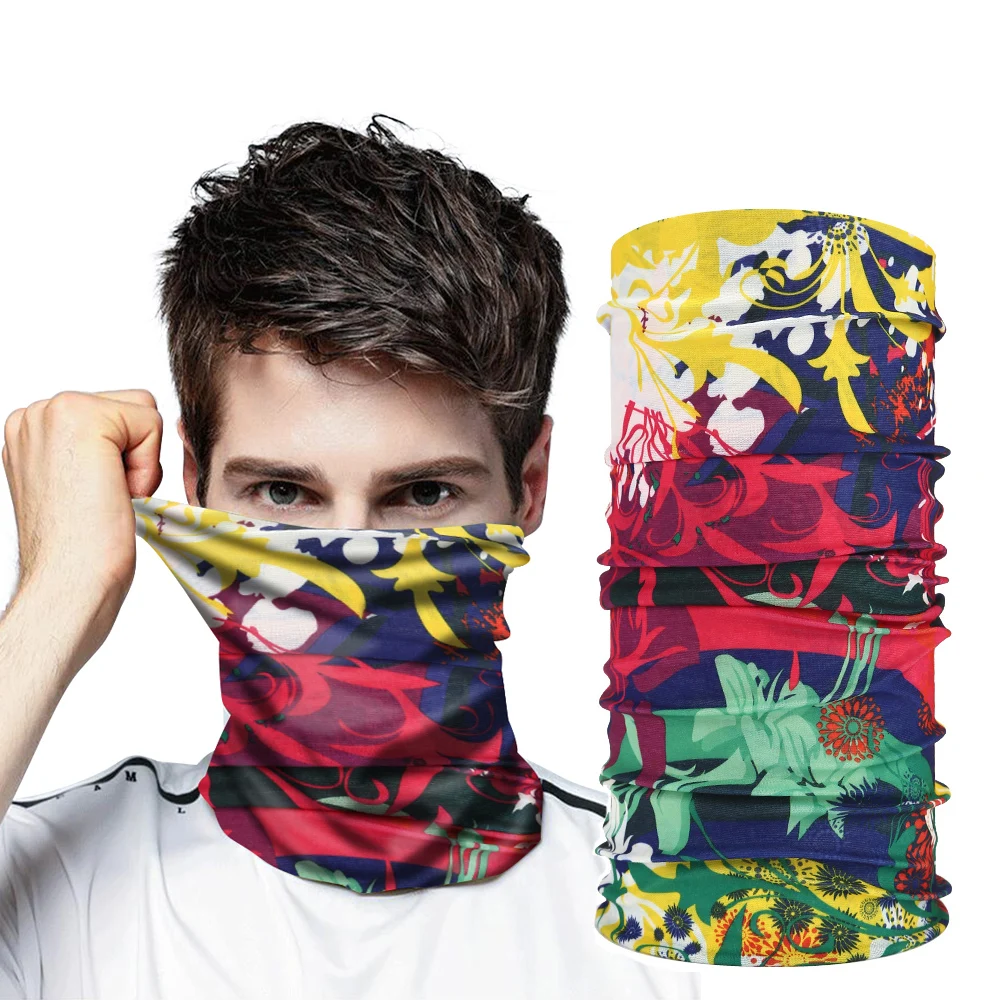 

Sport Outdoor Fishing Cycling Skiing Bandana Paisley Seamless Magic Neck Gaiter Warmer Face Cover Bandana Tube Scarf Men Women