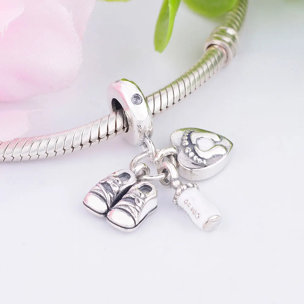 Подвеска из серебра 100% пробы для детской обуви|Бусины| |