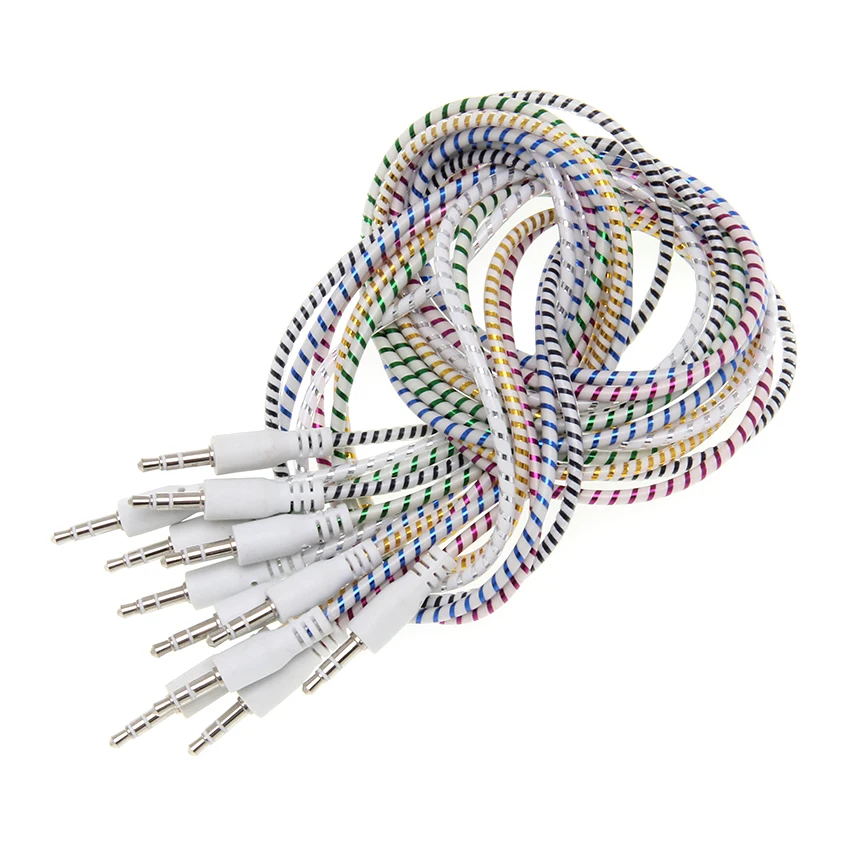 Аудиокабель со штыревыми соединителями на обоих концах 1 м автомобильный