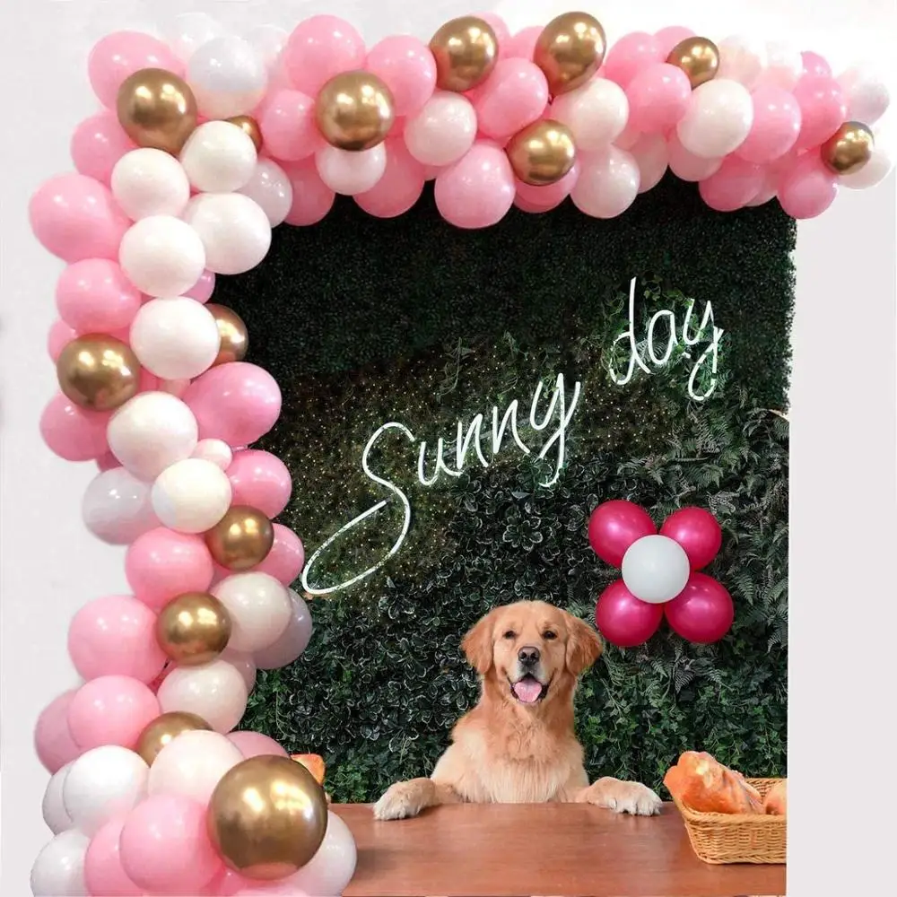 Украшения для вечеринки в честь будущей матери гирлянда с воздушными шарами цвет