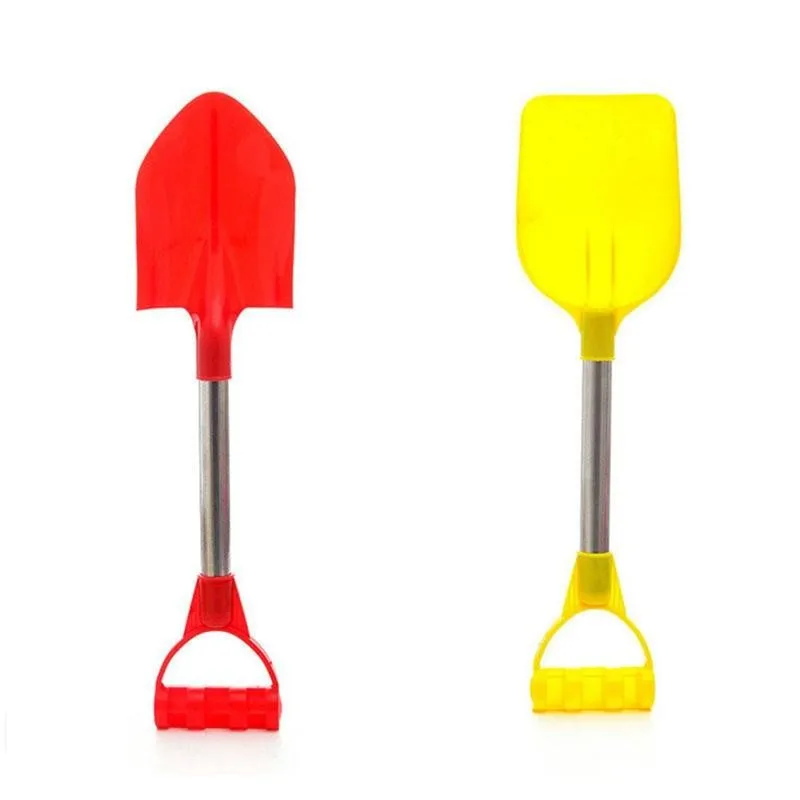 

2021new Beach Shovel Beach Toy Kids Outdoor Digging Sand Shovel Play Sand Tool Playing Shovels Play House Toys Summer 2Pcs/Set