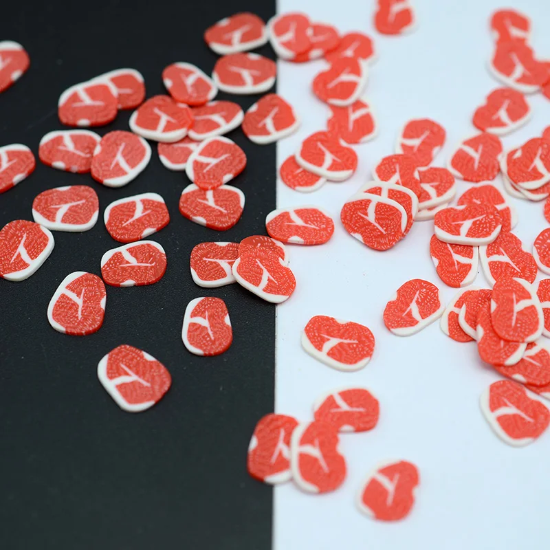 Полимерное мясо 100 г/лот поливальная глина для рукоделия сделай сам|Пластилины и