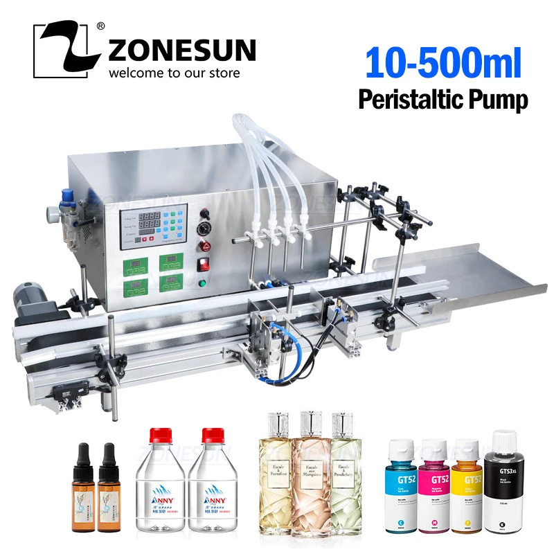 Автоматический настольный насос ZONESUN с ЧПУ перистальтическая машина для
