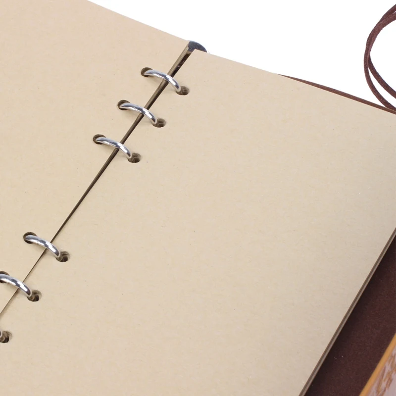 

Refillable Notebook Journals,A6 Leather Bound Travel Diary Art Drawing Sketchbook Journals to Write in for Women/Valentine's Day