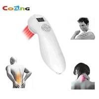 handheld 650nm and 808nm cold laser physical therapy device effective treatment machine for body pain relief