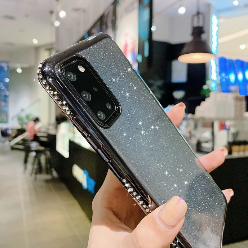 С сияющими блестками чехол для Samsung Галактики A11 A21S A31 A41 A51 A71 A12 A42 A02 A32 A52 A72 5G M11 M21 M30S