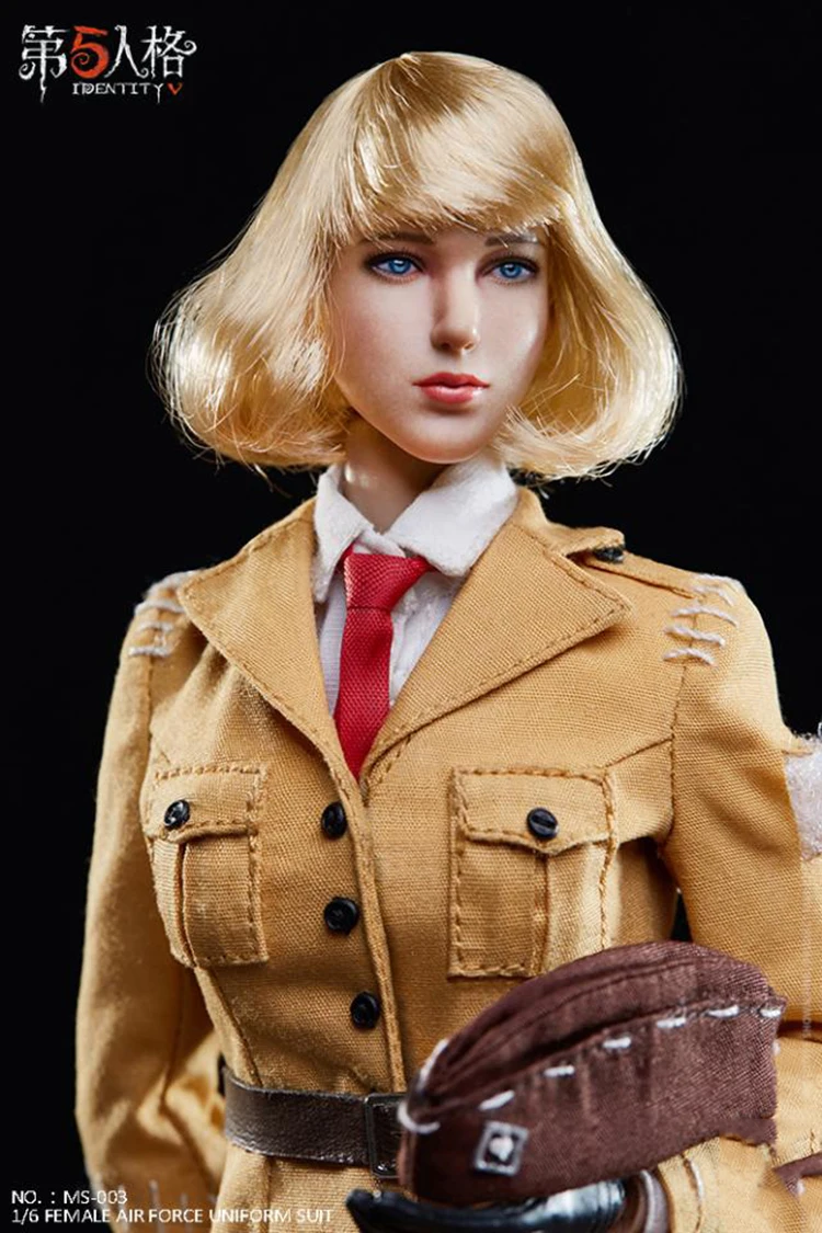 Женский аксессуар для фигуры в наличии 1/6 женская модель головной униформы стиле