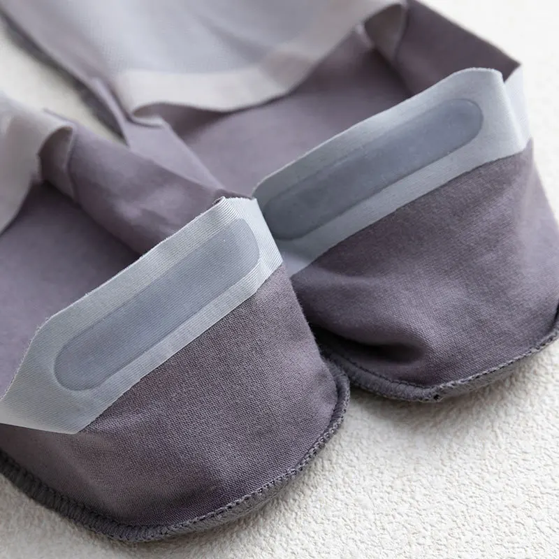 

Non-slip Thin Invisible Boat Socks Male Ankle Sock Men No Show Socks Solid Color Spring Summer Hosiery