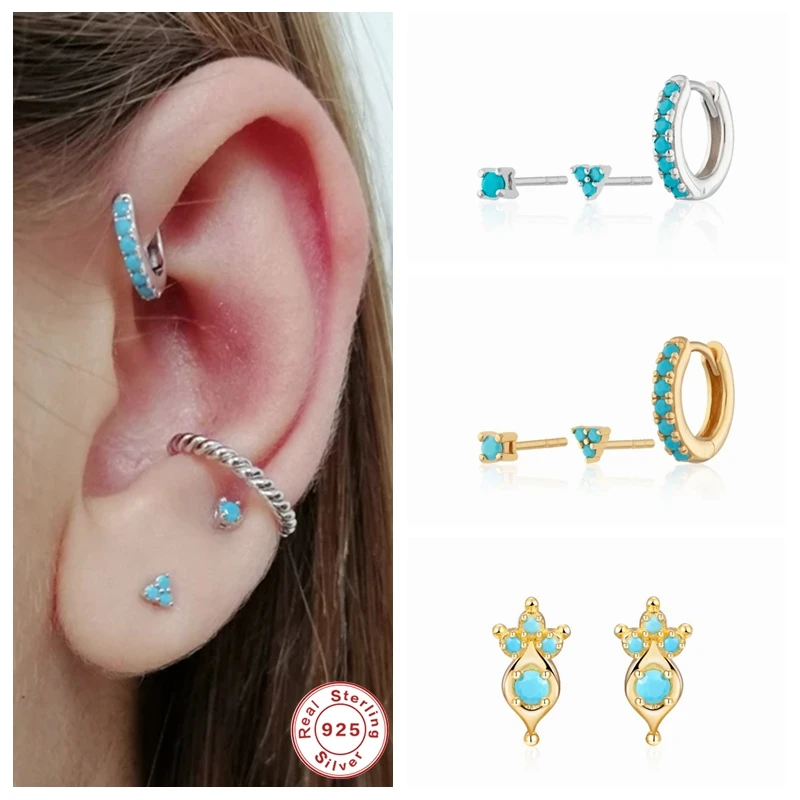 Оригинальные серьги из стерлингового серебра 925 пробы Винтажные в богемном стиле