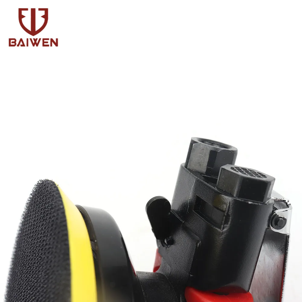 5 zoll Pneumatische Air Sander Polierer Werkzeuge DA Zufällig Orbital Palm Maschine Polieren Mühlen für Autolack Pflege Rost Entfernung – Detail 8