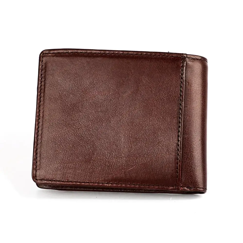 Кошельки из натуральной кожи для мужчин Роскошные Короткие кредитные карты окно