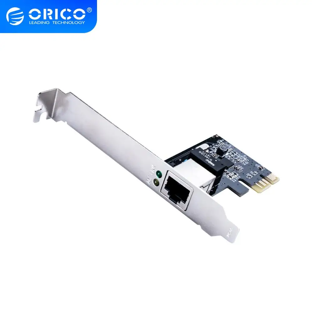 Адаптер сетевой ORICO PCIE Gigabit 2 порта 10/100/1000 м|Платы расширения| |