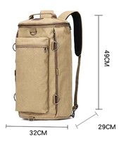 capacity rucksack man travel duffel mountaineering backpack male luggage canvas bucket shoulder bags men outdoor backpack