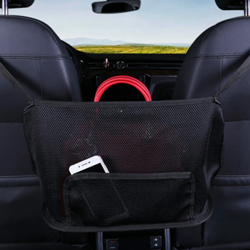 

Car Seat Back Storage Net Pocket Auto Seat Crevice Storage Bag Adjustable Foldable Seat Back Storager for Car Vehicle Interior