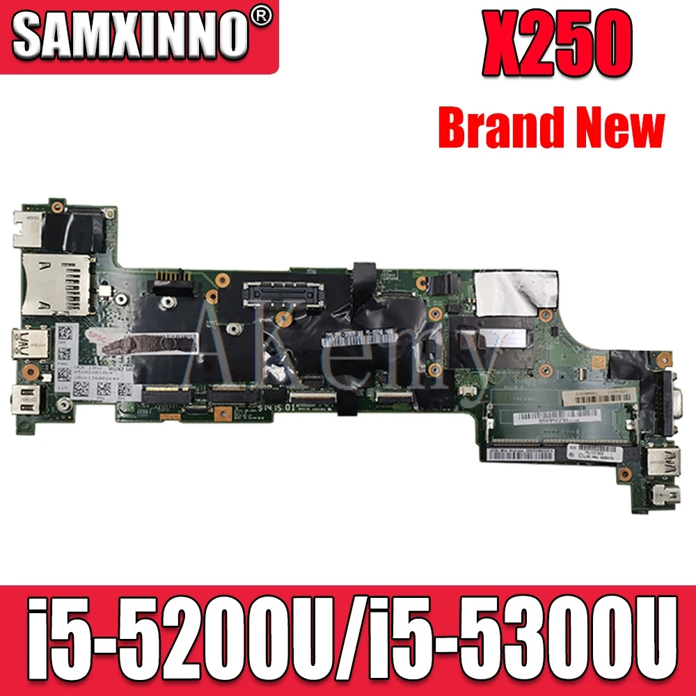 SAMXINNO For Lenovo ThinkPad X250 laptop Mainboard NM A091 00HT370 00HT379 00HT386 Motherboard with i5 5200U/i5 5300U CPU|Материнские