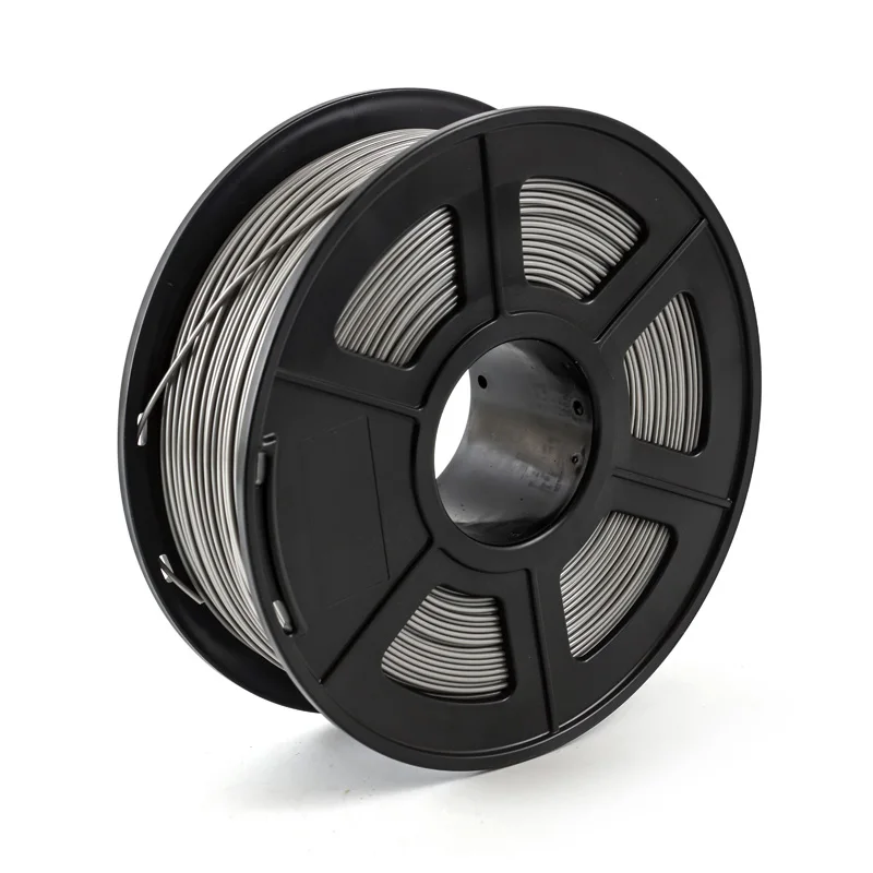 SunDcreate нить для 3d принтера 1,75 PLA PETG углеродное волокно дерево ABS TPU PC POM PA Металл ASA HIPS керамика нейлон PMMA - Цвет: PETG Grey